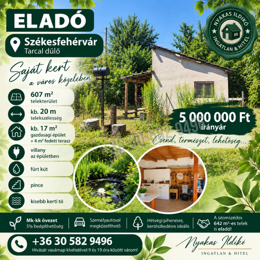 eladó gazdasági ingatlan, Székesfehérvár